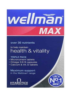 Vitabiotics Wellman Max 84 Tablets Capsules  - Image 1