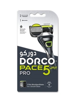 Set of Pace5 Pro System Razor + 2 Catridges Black - v1635331483/N51611991A_1