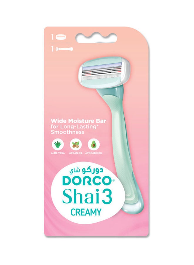 DORCO - Shai3 Creamy System Razor Blue - Image 1