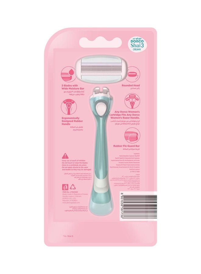 DORCO - Shai3 Creamy System Razor Blue - Image 1