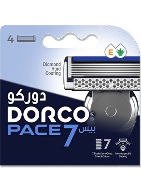 4 Pcs - Pace7 Catridges Blue