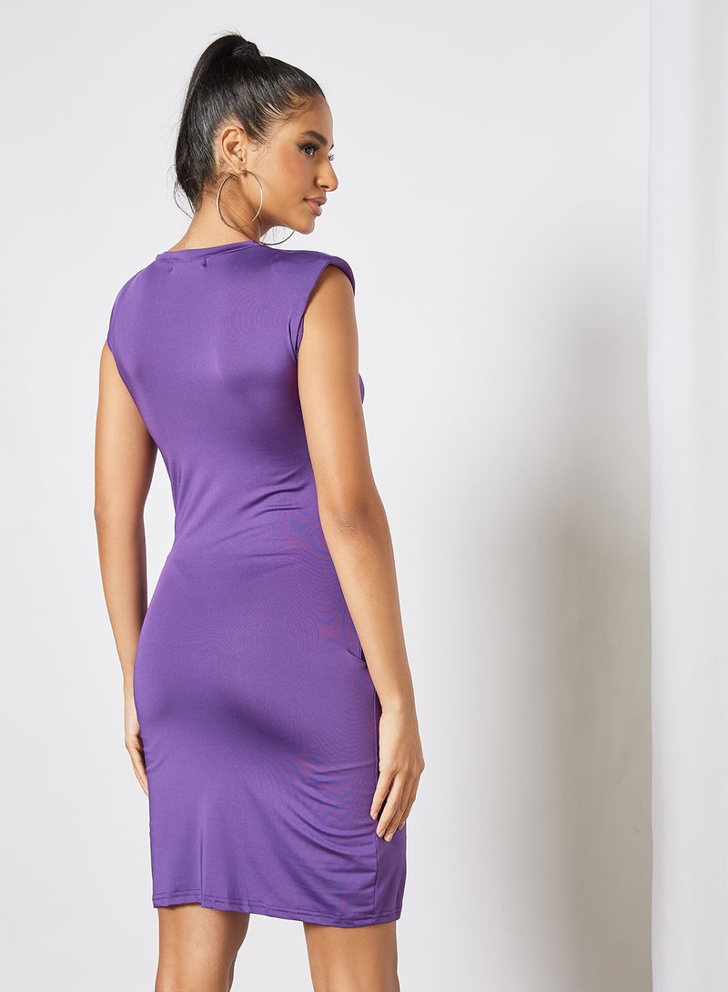 Aila - Casual Sleeveless Round Neck Mini Knit Long Evening Maxi Dress Peacock - Image 1