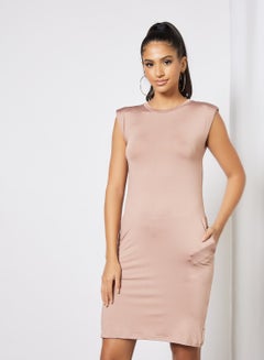 Casual Sleeveless Round Neck Mini Knit Long Evening Maxi Dress 49 Chocolate