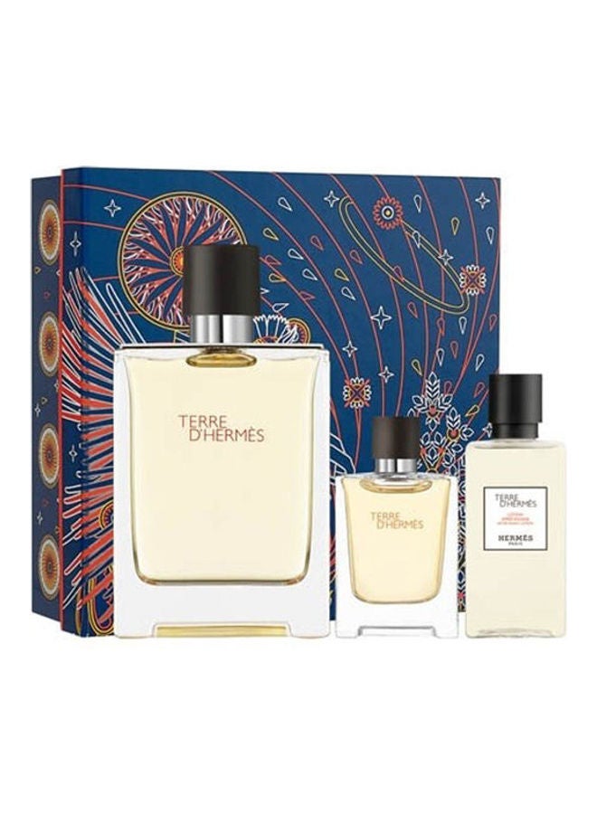 هيرميس ماء تواليت تير دي هيرمز فور هيم 100 مل + ماء تواليت تير دي هيرمز فور هيم 12.5 مل + بعد الحلاقة 40 مل