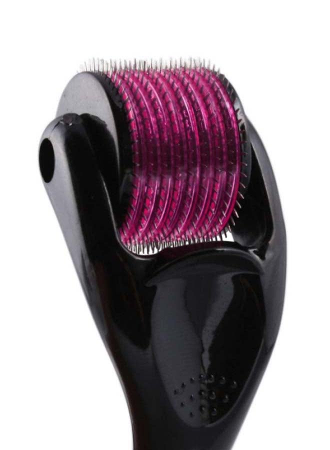 Generic - Anngrowy 540 Titanium Micro Needle 0.5mm Derma Roller Black/Pink - Image 1