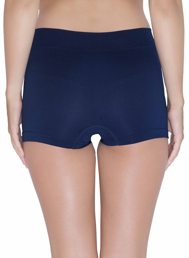 Glamroot - Women's Seamless No Show, No Pinch, No Panty Lines Boyshort Panty Blue - Image 1