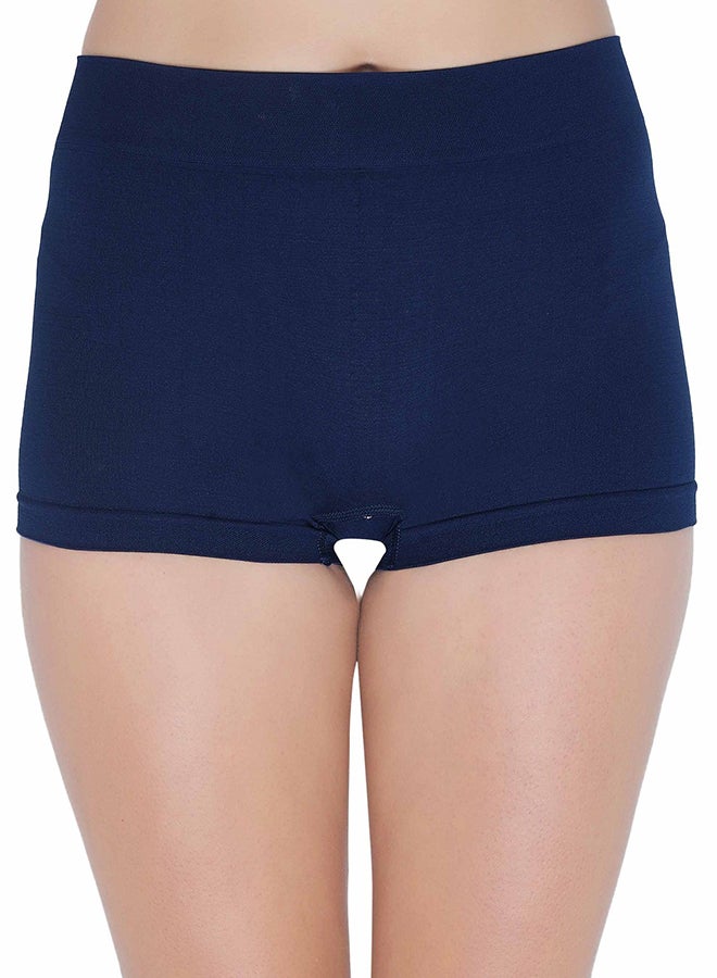 Glamroot - Women's Seamless No Show, No Pinch, No Panty Lines Boyshort Panty Blue - Image 1