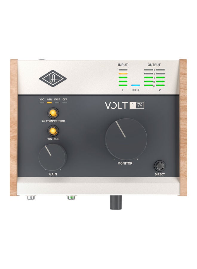 Universal Audio - 1-In And 2-Out USB-C Audio Interface With 1 Preamp VOLT176 Multicolour - Image 1