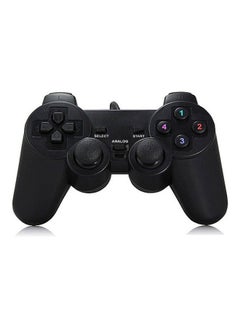 USB Wired Dual Vibration Gamepad PC Single Joystick