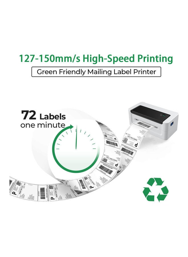 Portable Thermal Label Printer White - Image 5