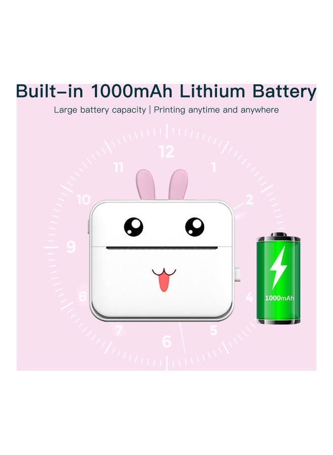 Mini Portable All-In-One Thermal Printer Green - Image 2