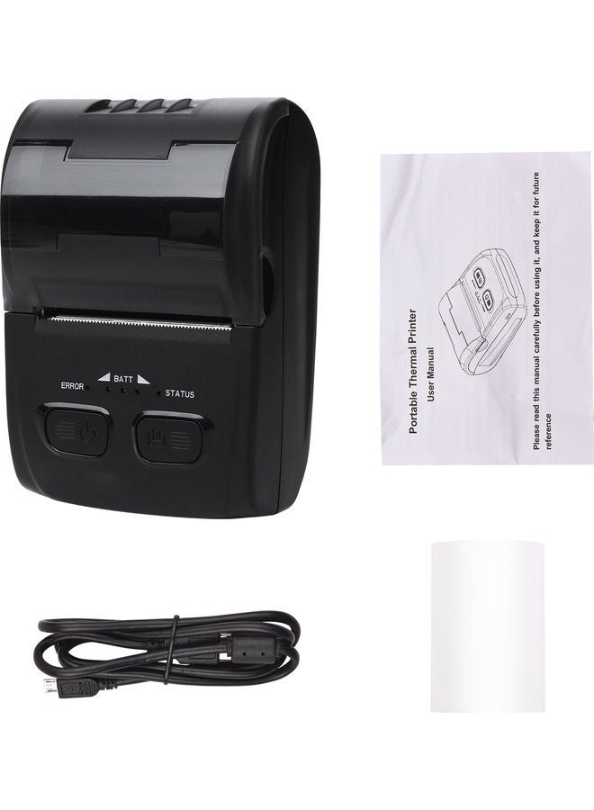 Portable Wireless All-In-One Thermal Printer Black - Image 5