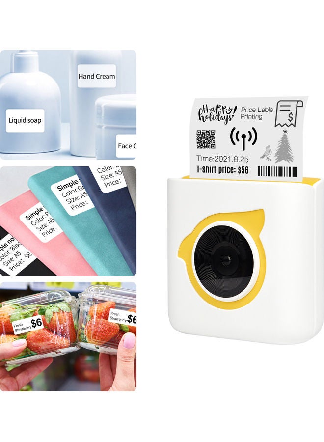 Mini All-In-One Photo Printer Yellow - Image 1