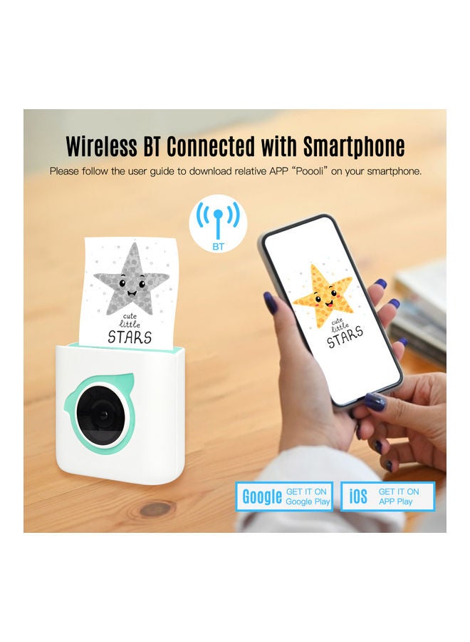 Mini All-In-One Photo Printer Yellow - Image 2