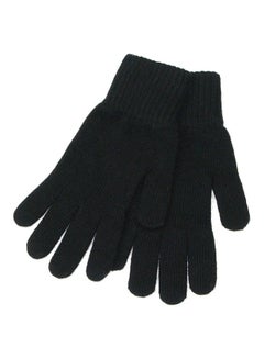 Generic Winter Wool Warmer Gloves Black 
