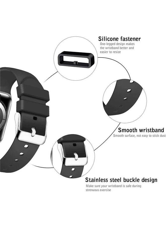 بي إس إن إل حزام سيليكون بديل 42mm/44mm/45mm/49mm لسلسلة ساعات آبل 1/2/3/4/5/6/7/8/SE - Image 2