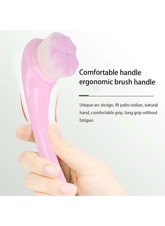 Sunflower Lucky Facial Cleansing Brush Pink  - Image 2
