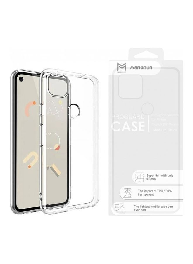 MARGOUN - Protective Soft TPU Case Cover For Google Pixel 4a 5G (6.2 inch) Clear - Image 1