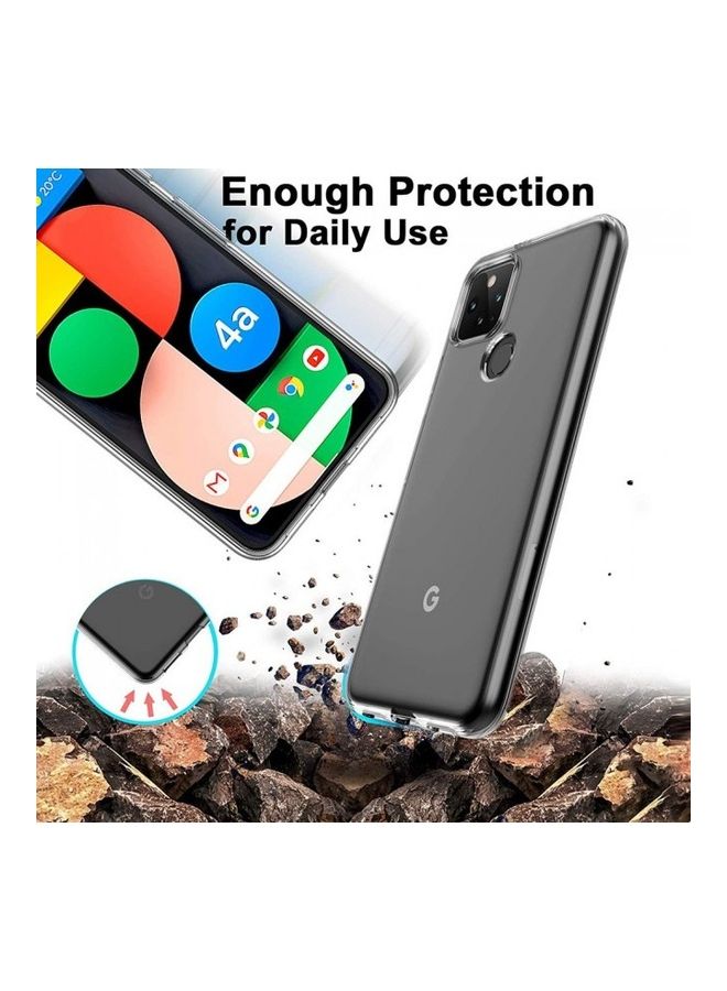 MARGOUN - Protective Soft TPU Case Cover For Google Pixel 4a 5G (6.2 inch) Clear - Image 1