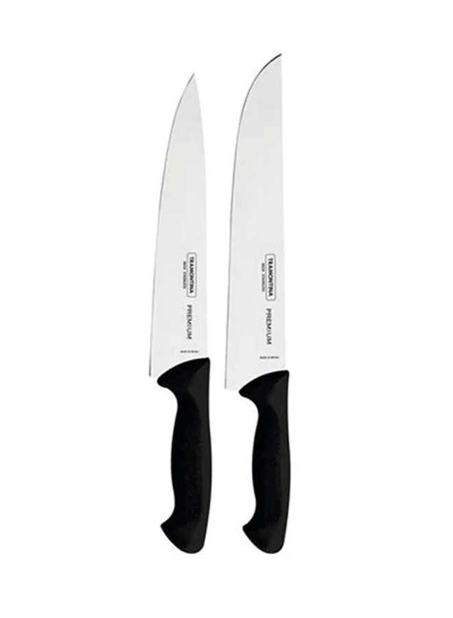 TRAMONTINA 3 Pieces Chefs Knives Set Premium Black 3inch, 5inch, 6inch