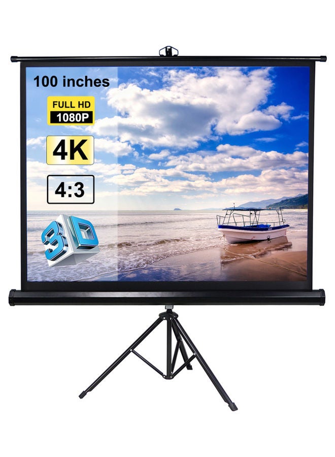 4:3 Projector Screen LU-H1025-2 Black - Image 2