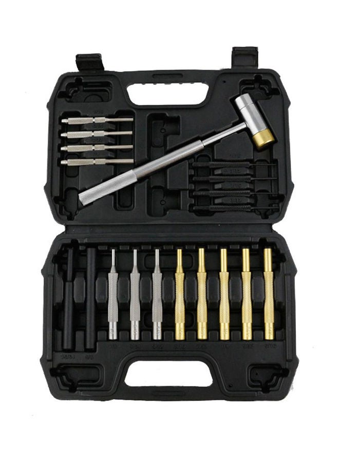 19 Pieces Punch Set For Watch Jewelry And Craft Multicolour 23.00X4.60X15.50cm - Image 1