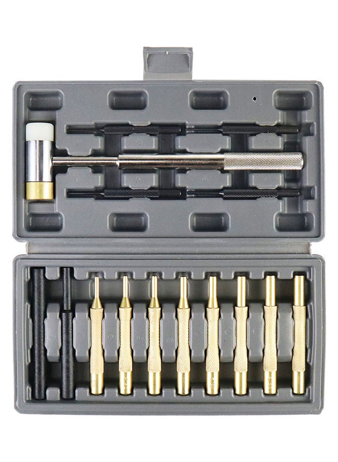 15-Pieces Punch Set For Watch Jewelry And Craft Multicolour 22.00X4.00X11.50 - Image 1