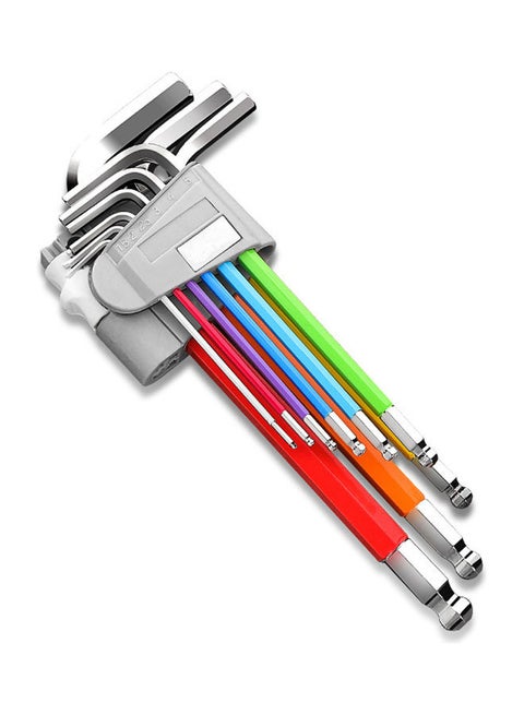 Bicycle Inner Hexagon Wrench Set Multicolour 18.00X3.00X6.00cm