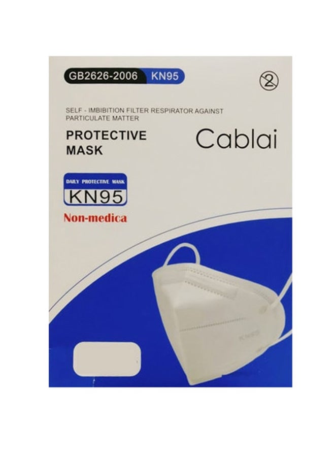 20-Pieces KN95 5 Layers Face Mask With Breathing Valve - Image 1