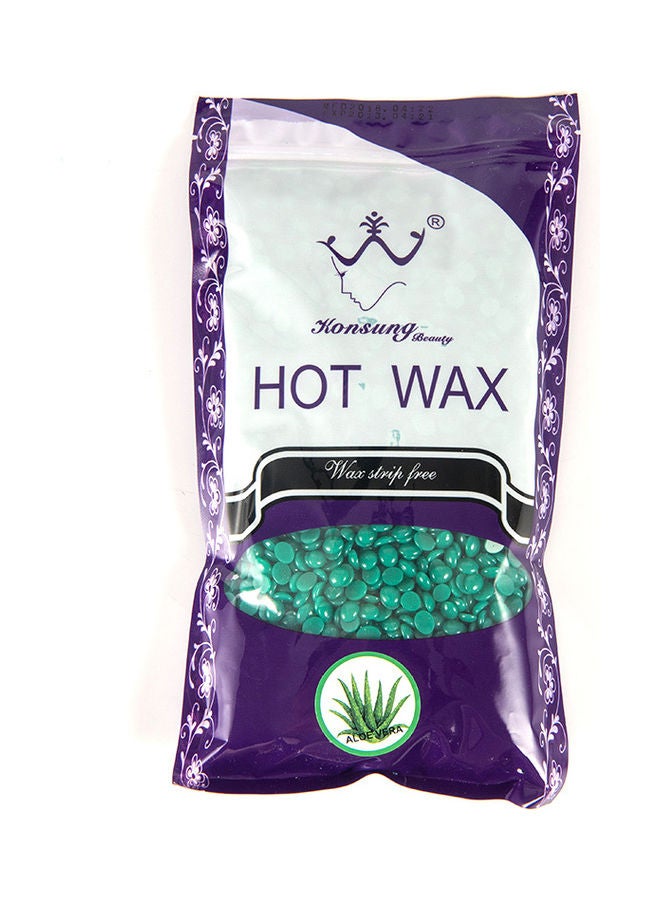 Konsung Beauty 3-Piece Aloe Vera Hard Wax Beans Green 100grams - Image 2