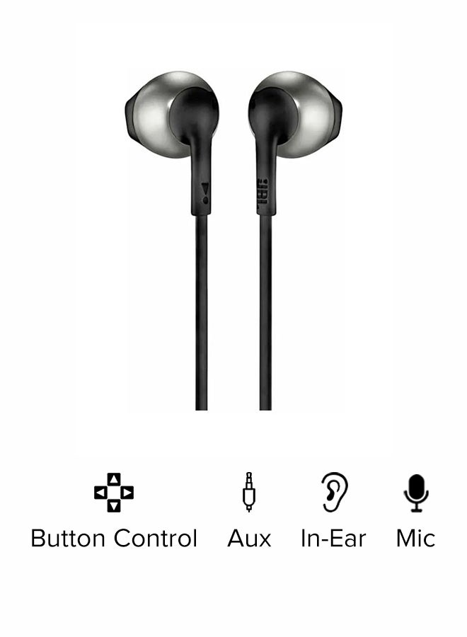 JBL - Tune 205 Wired In-Ear Headphones Black - Image 1