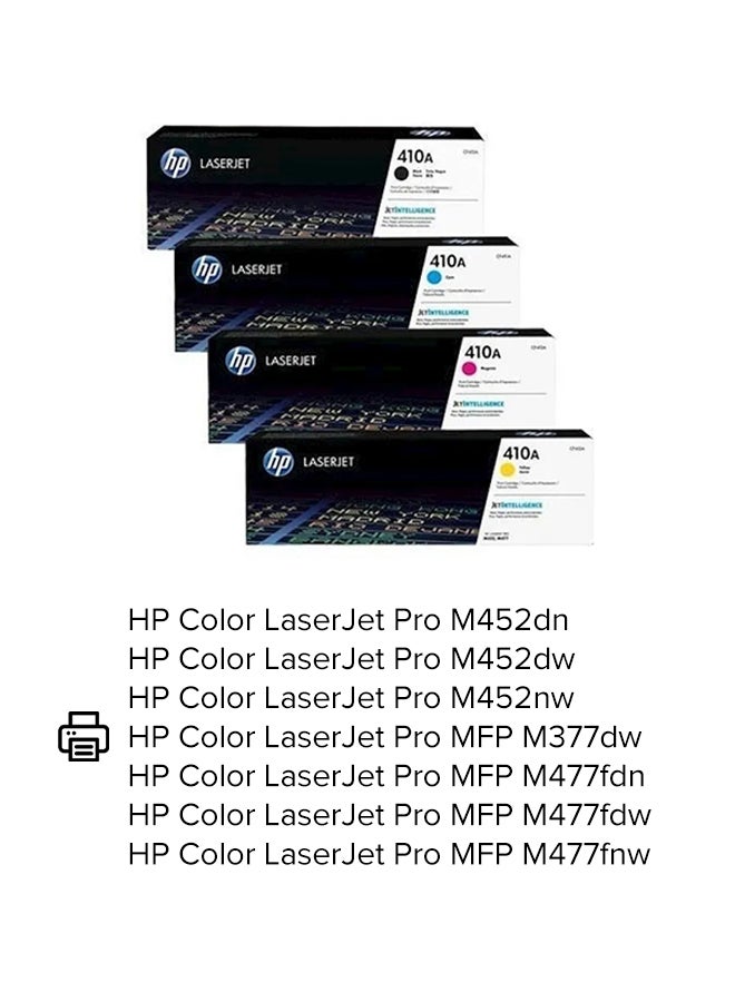HP CF412A Yellow Original LaserJet Toner Cartridge Yellow/Blue/Pink/Black