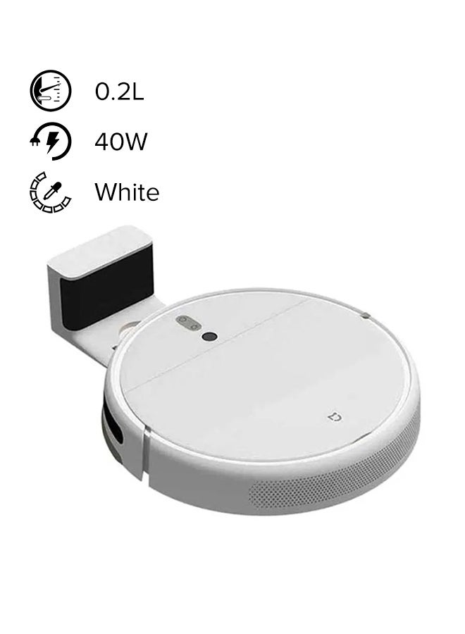 شاومي مكنسة كهربائية روبوتية 40 W STYTJ01ZHM أبيض  - Image 1