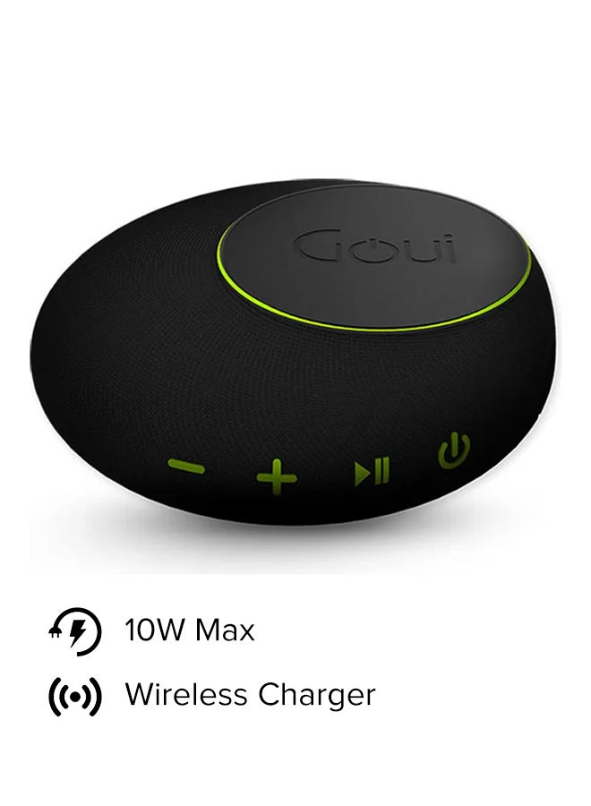 Goui - SAMBI Speaker+ QI 10W+ Power Bank 4000 mAh Black - Image 1