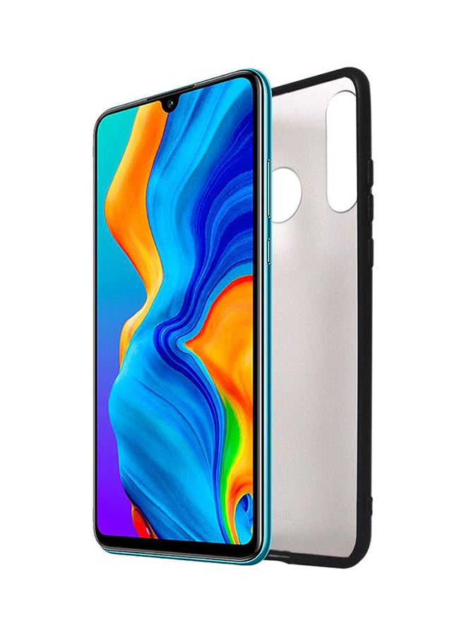 Covernex Protective Back Cover For Huawei P30 Lite Hat Girl Hiding Love Leaves Hat Girl Hiding Love Leaves - Image 2