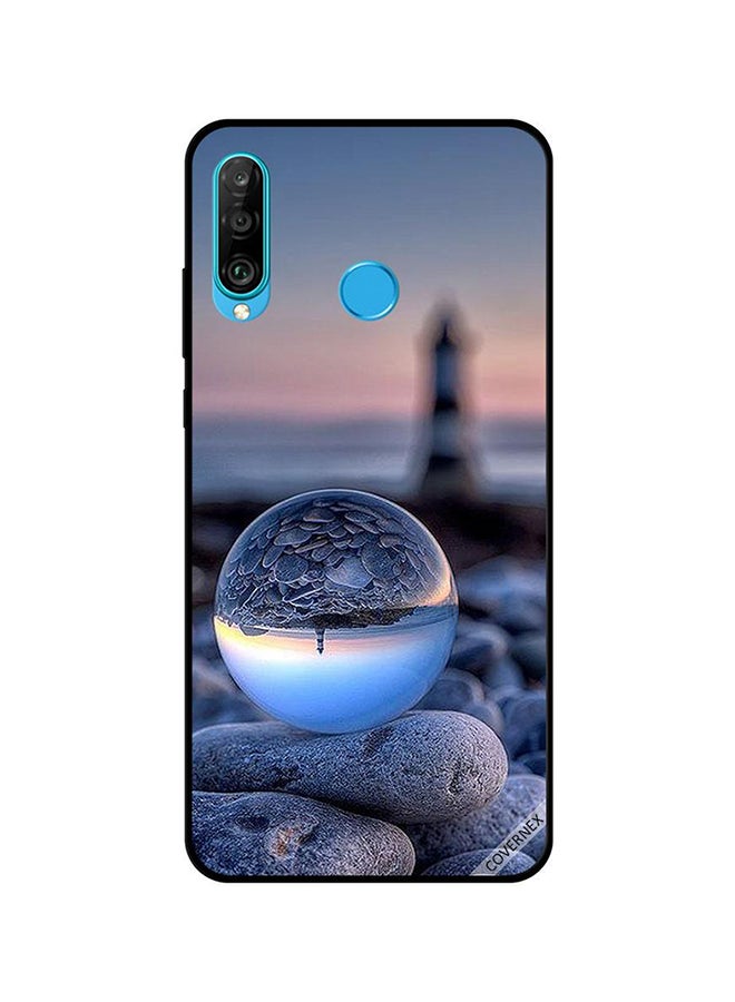Covernex Protective Case Cover For Huawei P30 Lite Awesome Photgraphy Of Nature in Round Glass - Image 1