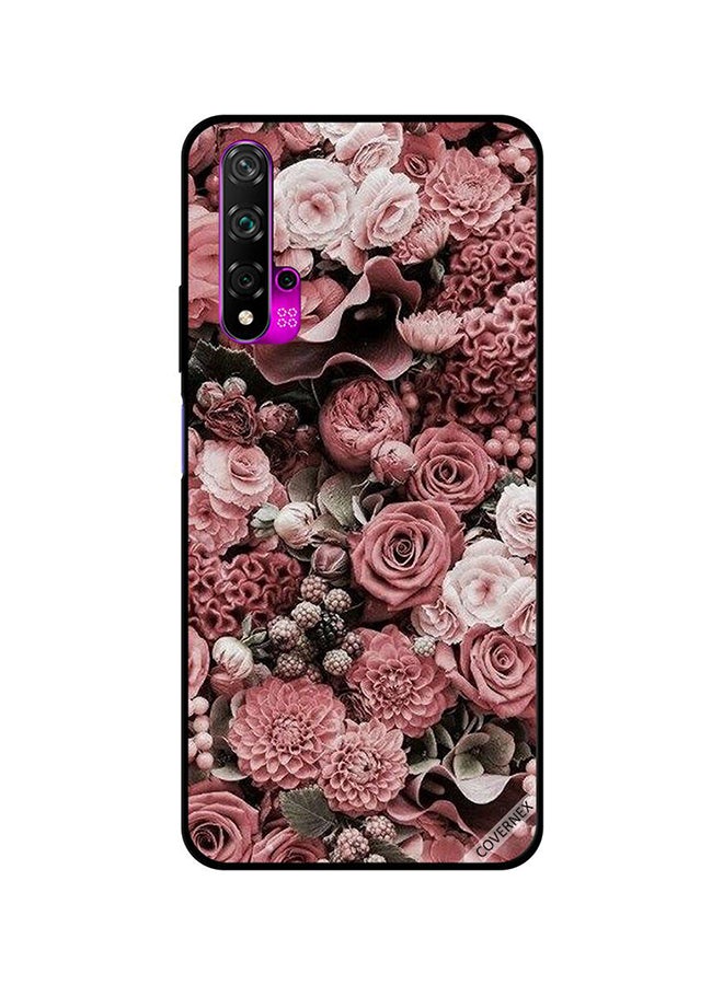 Covernex Protective Case Cover For Huawei Nova 5T Peach Roses - Image 1
