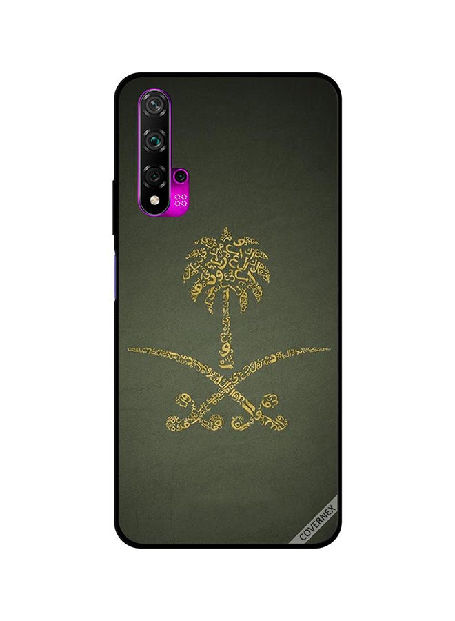 Covernex Protective back Cover For Huawei Nova 5T Ksa National Sign Vintage Ksa National Sign Vintage  - Image 1