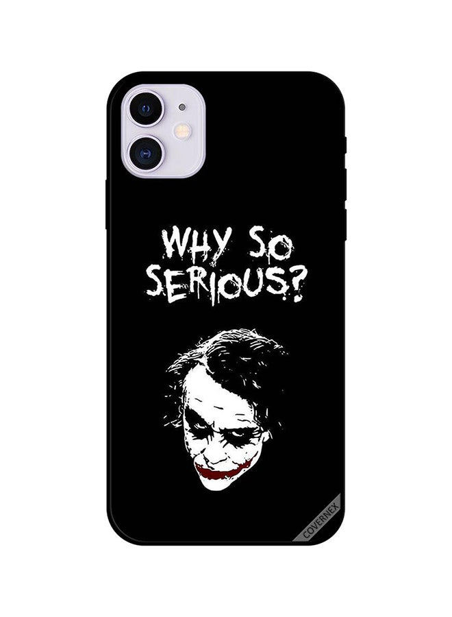 Covernex Protective Case Cover For Apple iPhone 11 Why So Serious B&W - Image 1