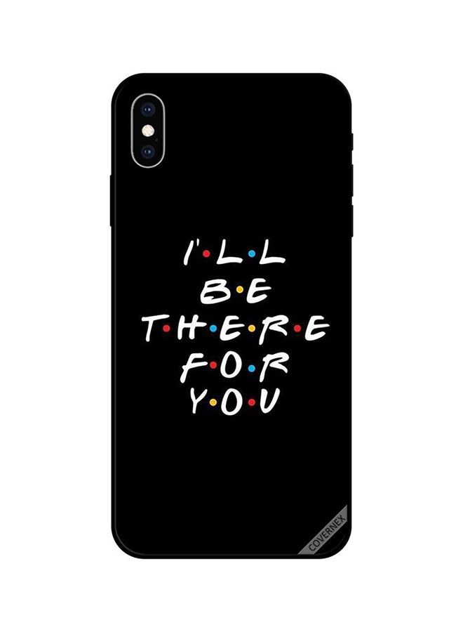 Covernex Protective back Cover For Apple iPhone XS Max Black/White - Image 1