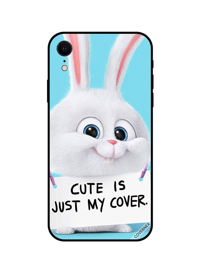 Covernex Apple iPhone XR Protective Case Cover Printed Featuring Cute Is Just My Cover DESIGN_1513 - Image 1