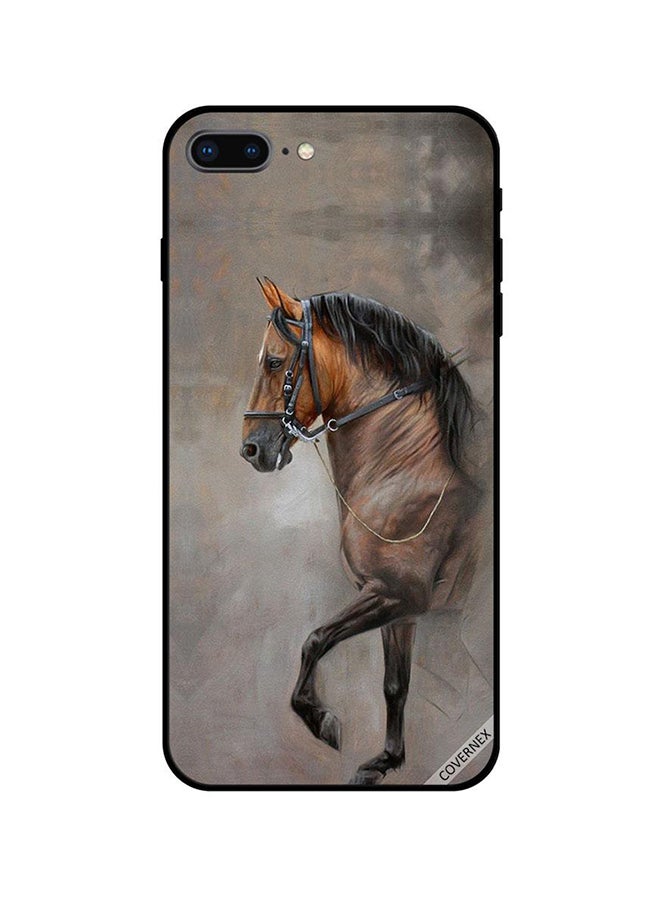 Covernex Protective Back Cover For Apple iPhone 8 Plus Horse Multicolour  - Image 1