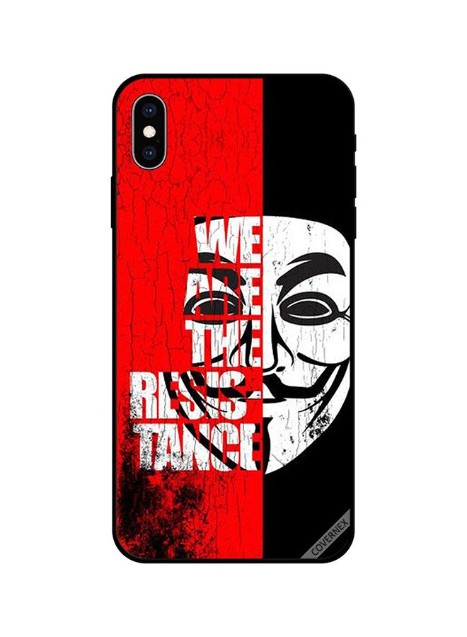 كوفرنيكس غطاء حماية خلفي لهاتف آيفون X أسود / أزرق/ أبيض/ أحمر - Image 1