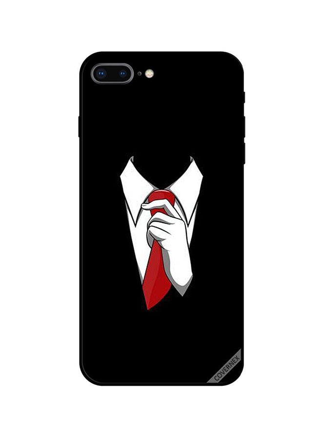 كوفرنيكس غطاء حماية واق لهاتف أبل آيفون 7 بلس نمط ربطة عنق حمراء - Image 1