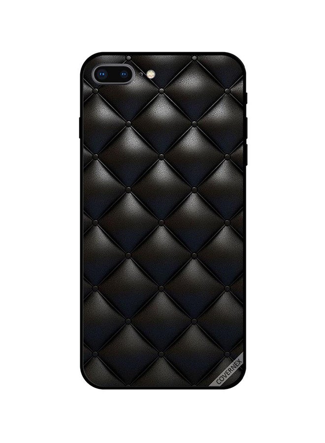 Covernex Apple iPhone 7 Plus Protective Case Cover Printed Featuring Classic Black Design Pattern DESIGN_1038 - Image 1