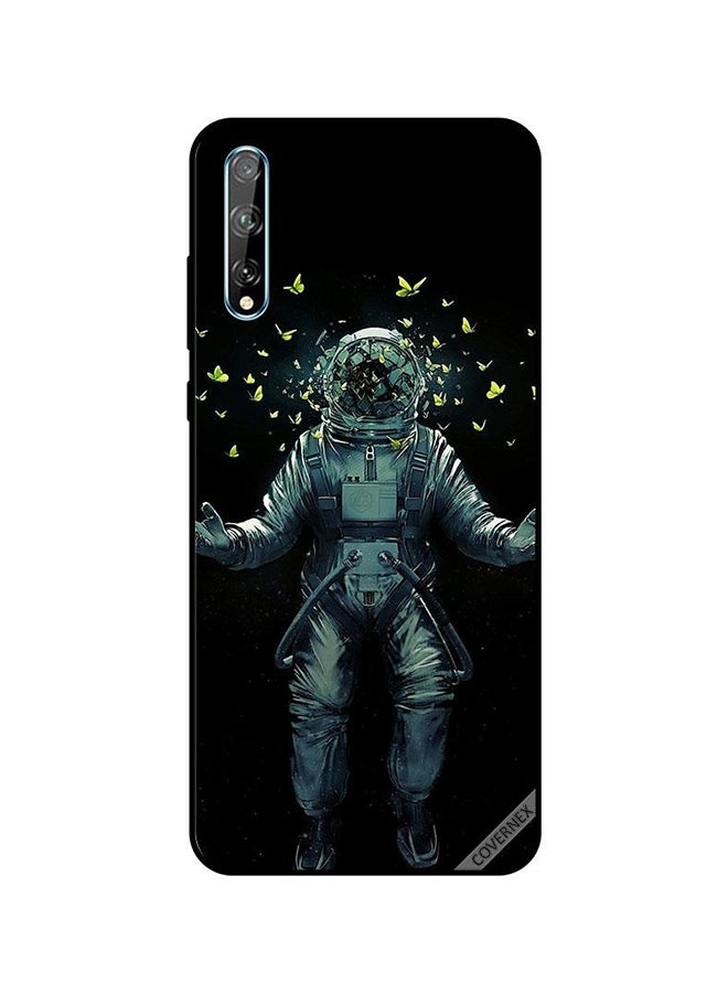 Covernex Huawei Y8P Protective Case Cover Printed Featuring Diver & Butterflies DESIGN_0083 - Image 1