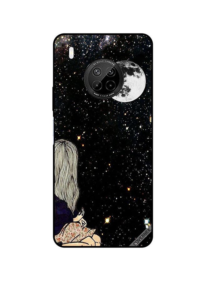 Covernex Looking At Moon Design Protective Back Cover For Huawei Y9A Multicolour - Image 1