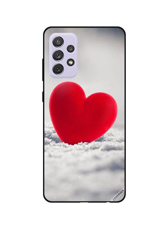 كوفرنيكس غطاء حماية خلفي واق بتصميم قلب جميل لهاتف سامسونج جالاكسي A52 متعدد الألوان