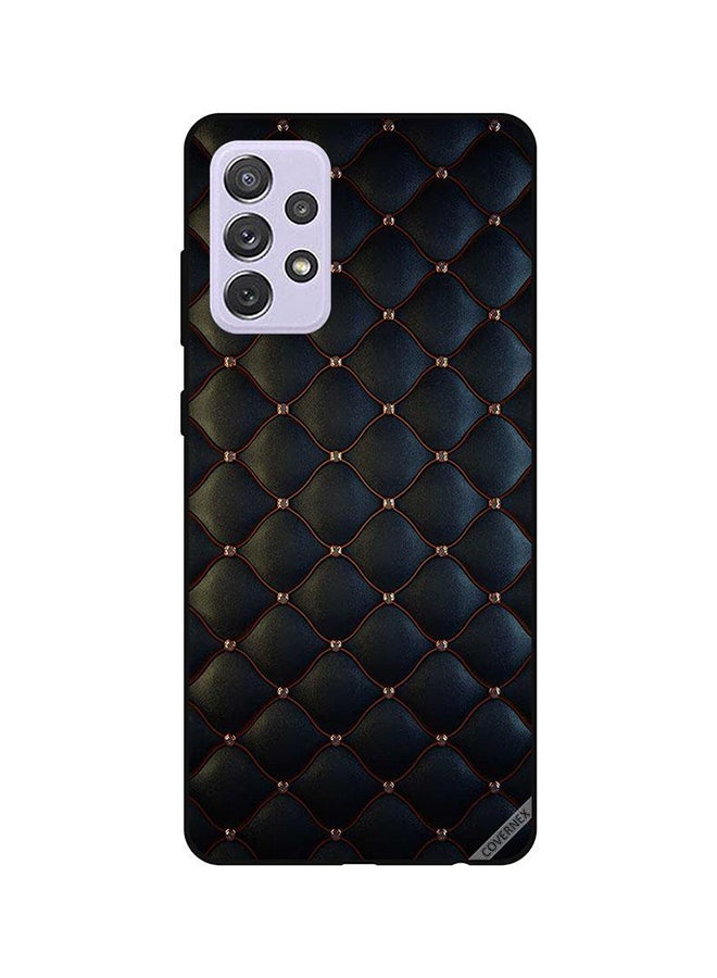 Covernex Samsung Galaxy A72 Protective Case Cover Printed Featuring Stappers On Black Cloth Pattern DESIGN_0266 - Image 1