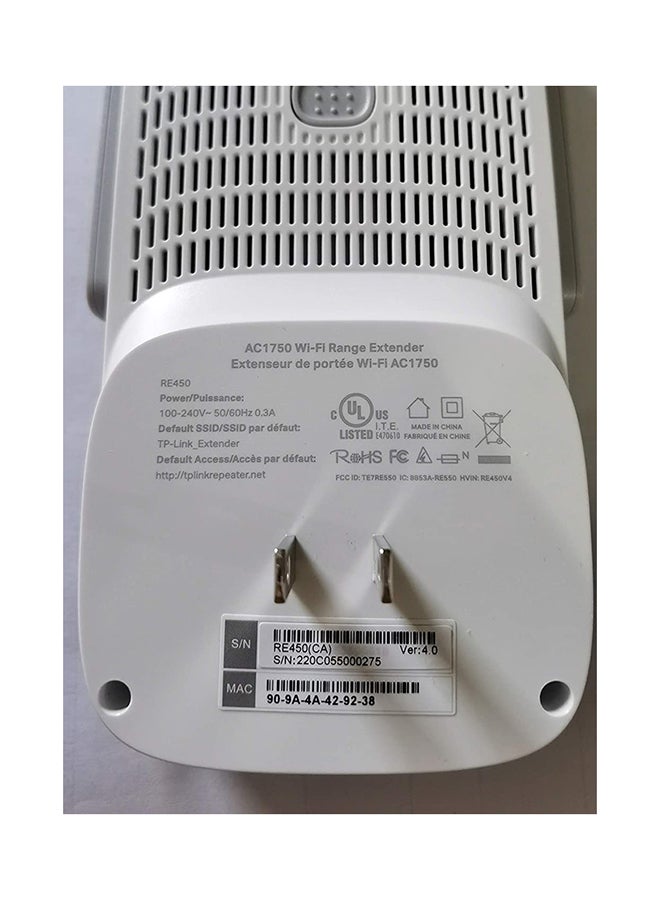 AC1750 RE450 WiFi Extender White - v1635396438/N11411320A_15